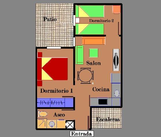 Apartamento Verde, Tranquilo, 2 D, Parking Opcional Севилья Экстерьер фото